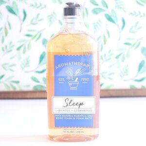 BBW | Sleep Lavender & Cedarwood Essential Oil Foaming Body Wash NWT | 10 fl oz